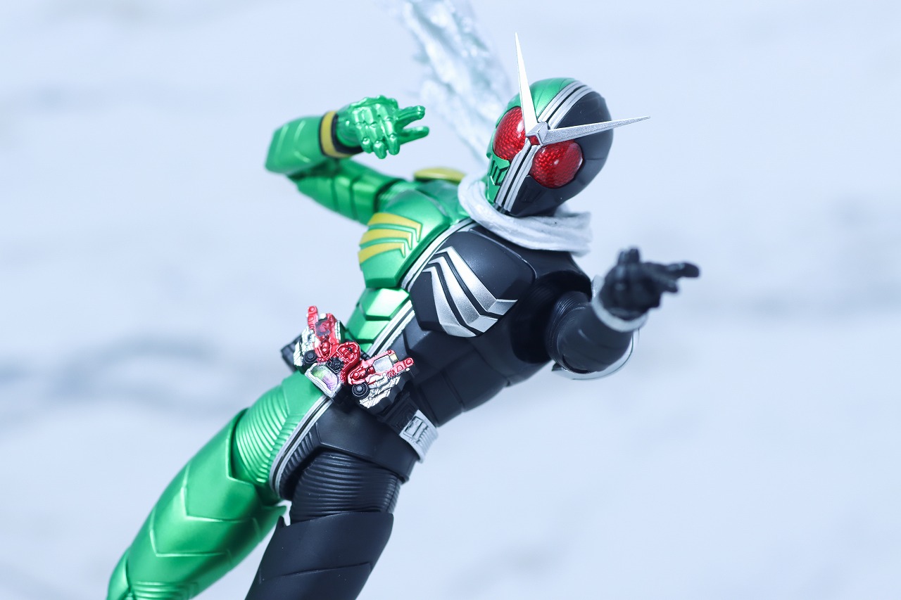 S.H.フィギュアーツ 真骨彫製法　仮面ライダーW サイクロンスカル　レビュー　アクション