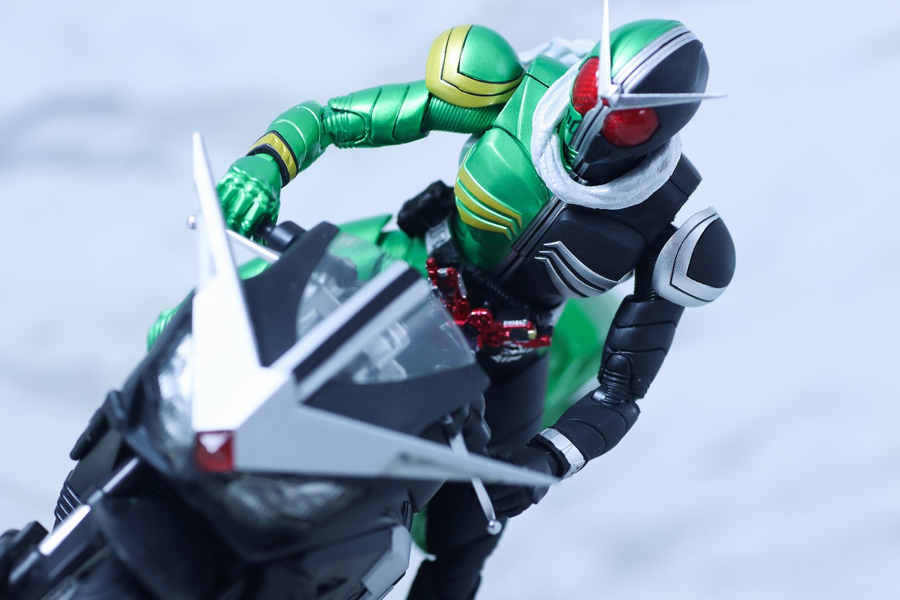 S.H.フィギュアーツ 真骨彫製法　仮面ライダーW サイクロンスカル　レビュー　アクション　ハードボイルダー