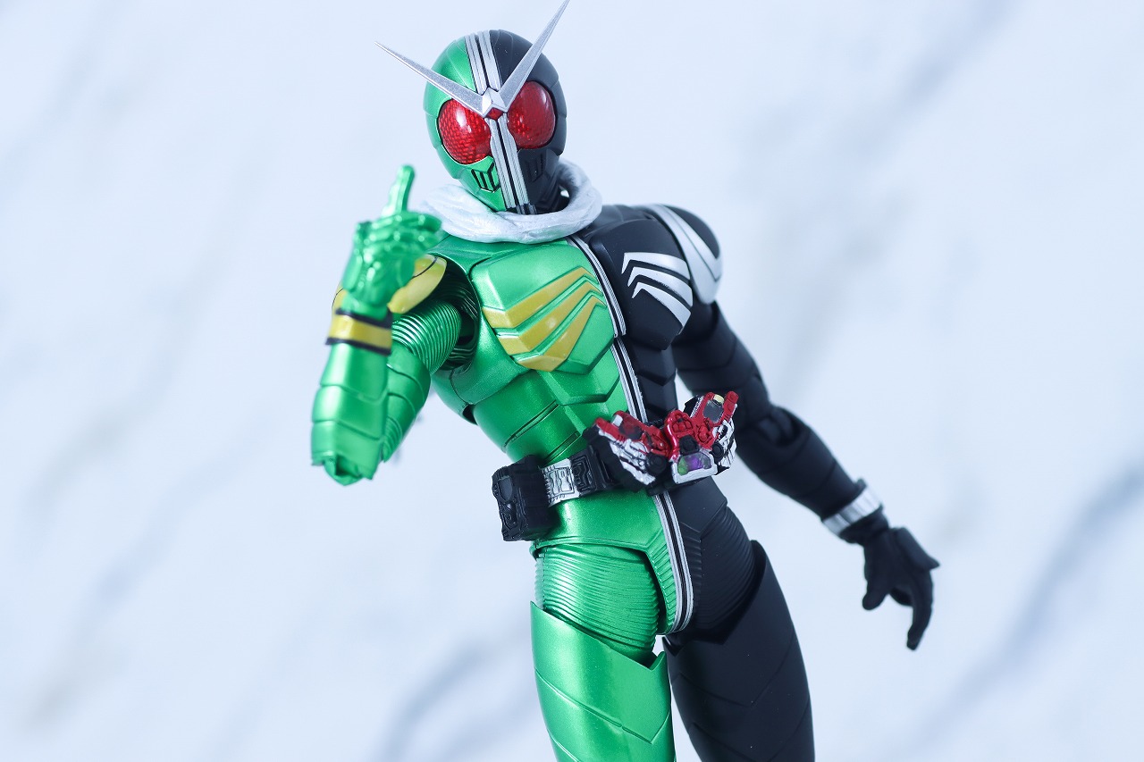 S.H.フィギュアーツ 真骨彫製法　仮面ライダーW サイクロンスカル　レビュー　アクション