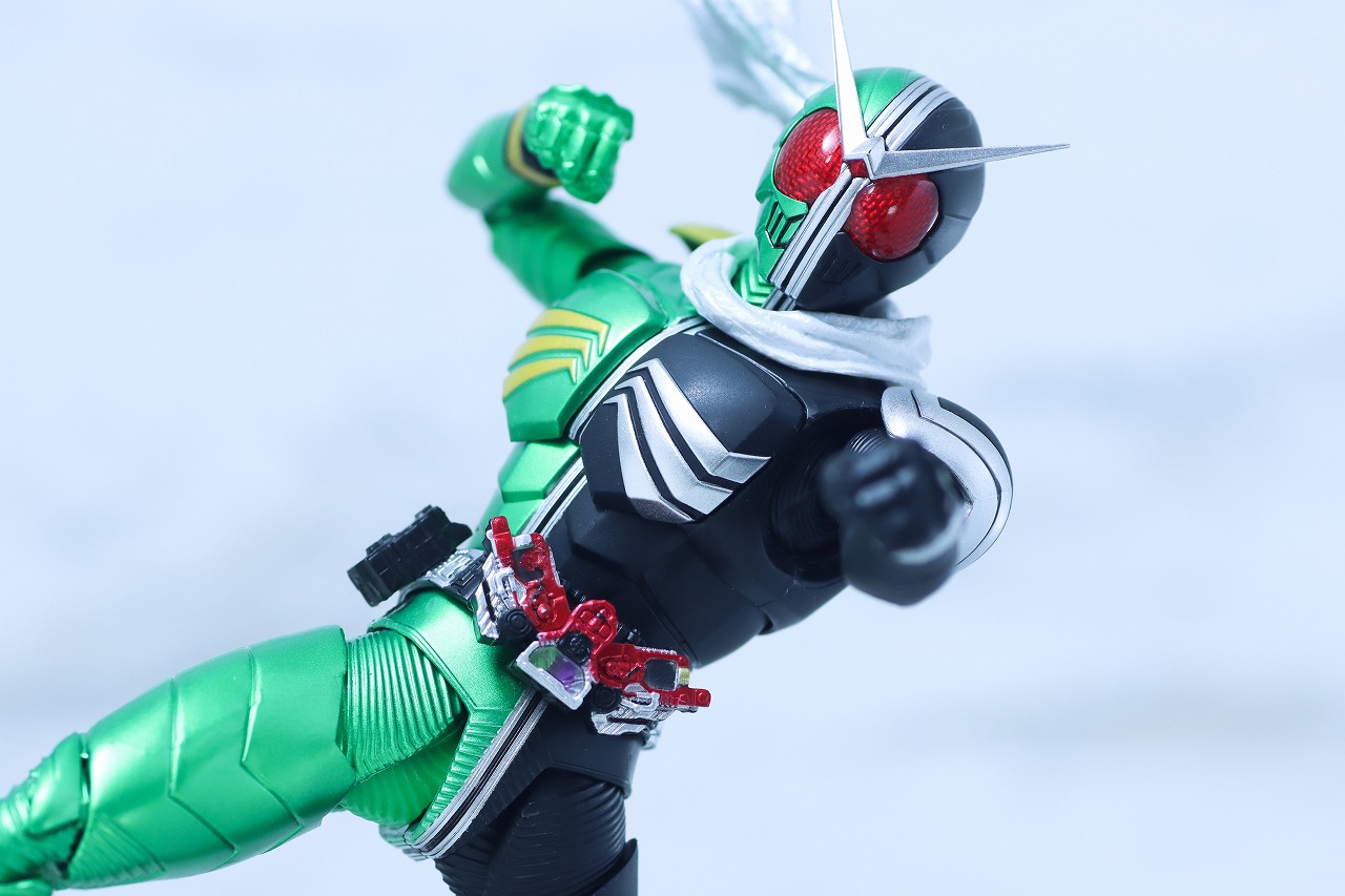 S.H.フィギュアーツ 真骨彫製法　仮面ライダーW サイクロンスカル　レビュー　アクション