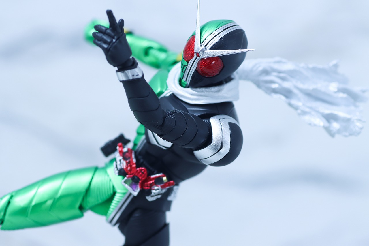 S.H.フィギュアーツ 真骨彫製法　仮面ライダーW サイクロンスカル　レビュー　アクション