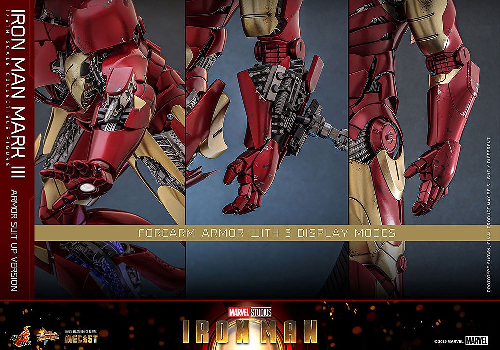 ホットトイズ　ムービー・マスターピース DIECAST　アイアンマン・マーク3 アーマー・スーツアップ版
