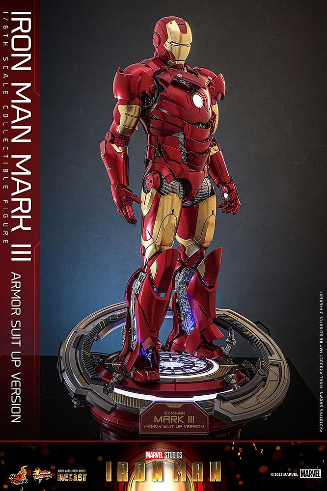 ホットトイズ　ムービー・マスターピース DIECAST　アイアンマン・マーク3 アーマー・スーツアップ版
