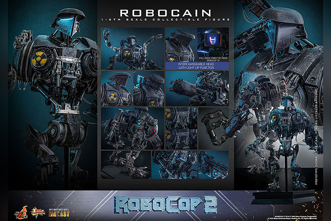 ホットトイズ新作！『ロボコップ2』ロボケインがDIECAST仕様で2026年10月発売！