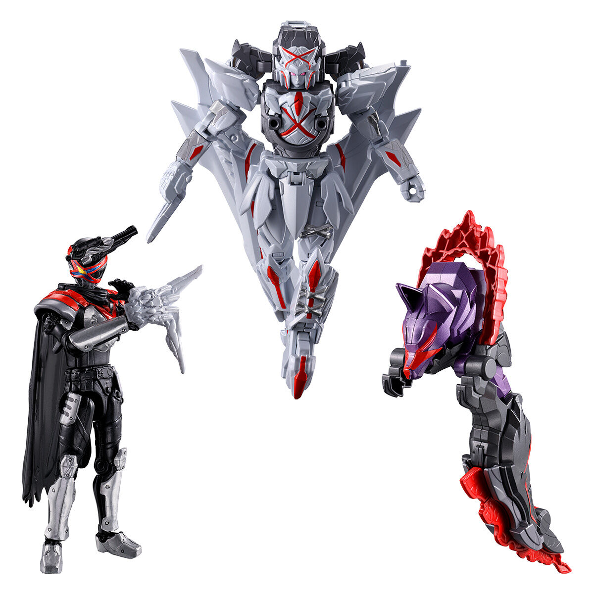 ミニプラ ナンバーワン合体シリーズPB テガジューン＆ダークウルフデカリバー50 & 勇動 リングハンター・ガリュード