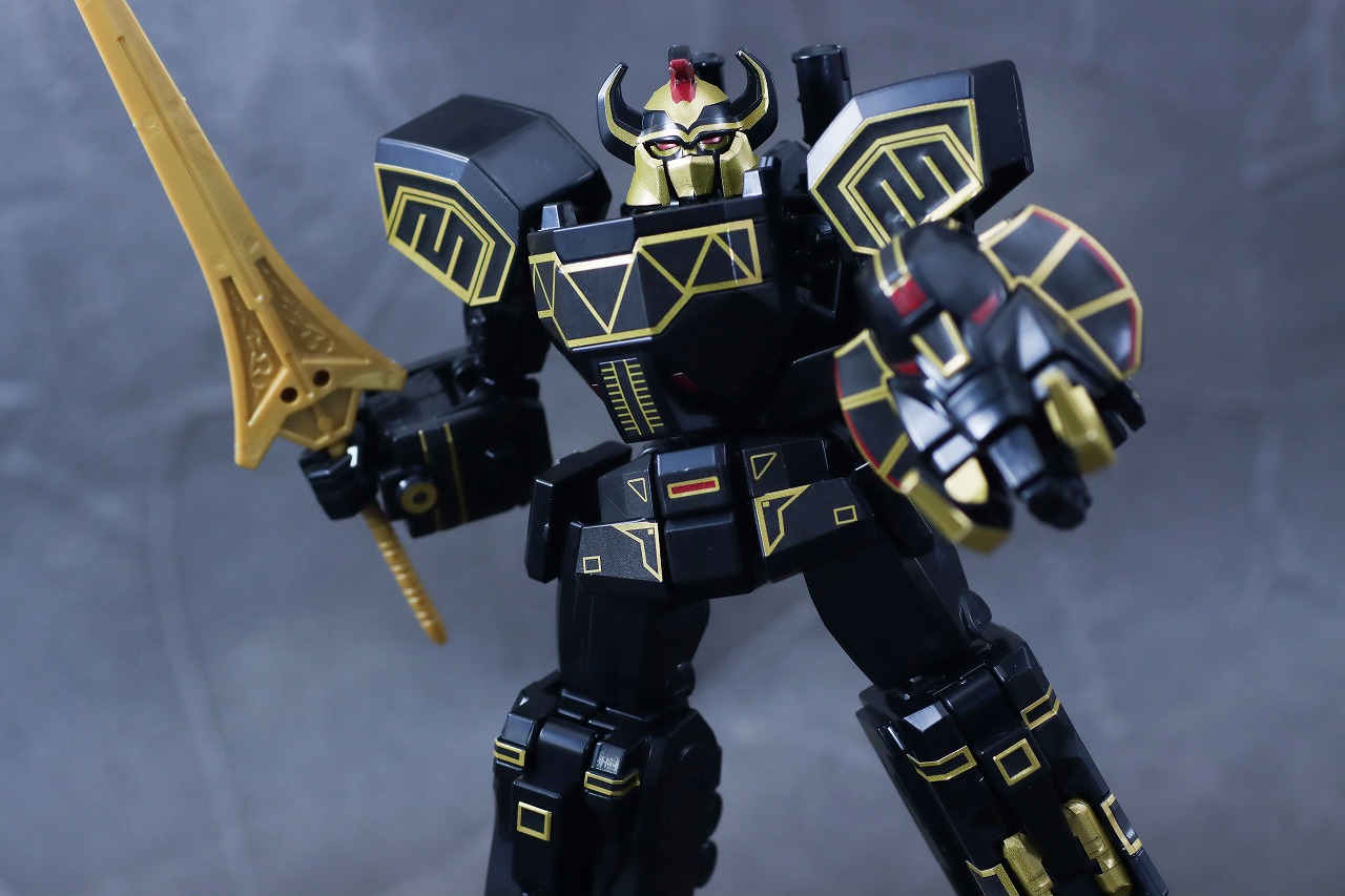 ミニプラ　ブラック大獣神　レビュー　アクション