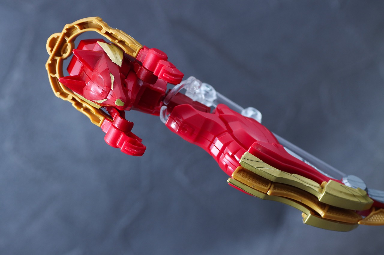 ミニプラ　ウルフデカリバー50　レビュー　アクション