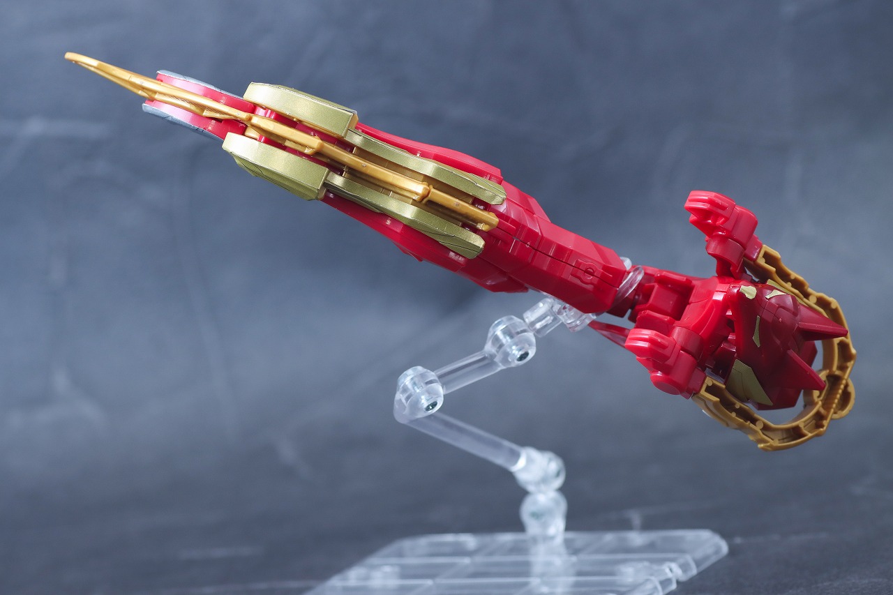 ミニプラ　ウルフデカリバー50　レビュー　アクション