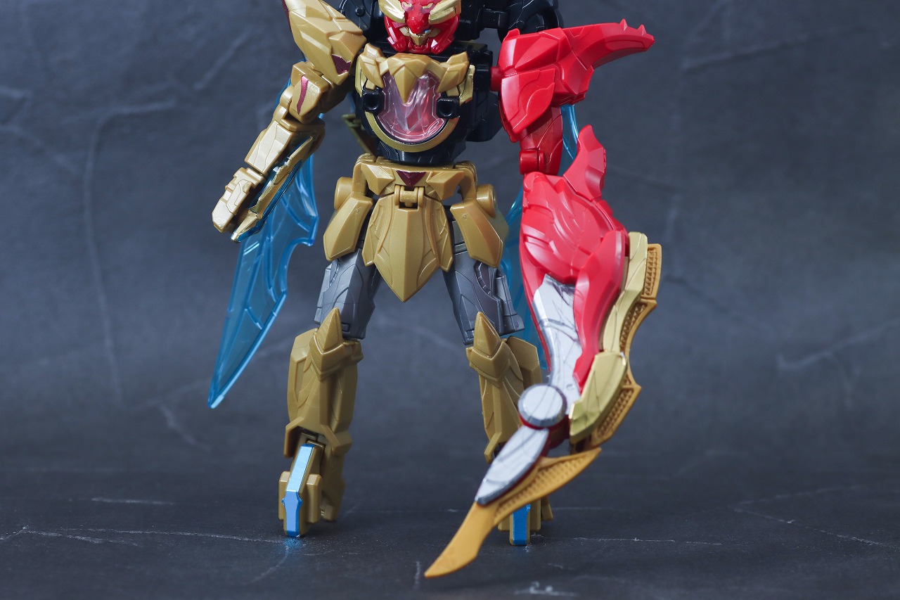 ミニプラ　テガソードデカクロウ　ウルフデカリバー50　レビュー　本体