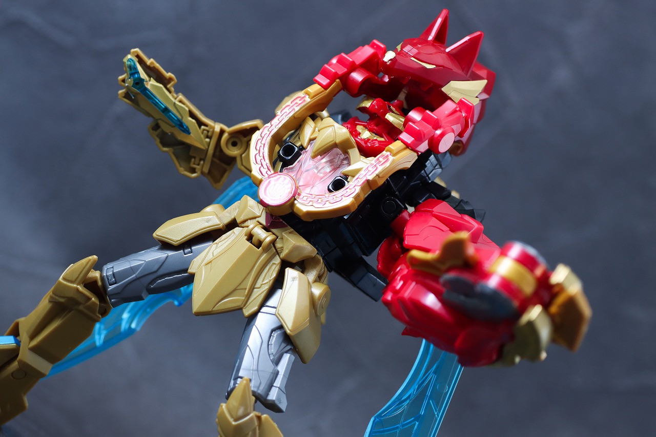 ミニプラ　テガソードデカクロウ　レビュー　アクション