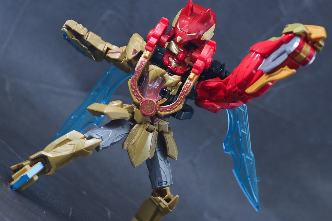 ミニプラ　テガソードデカクロウ　レビュー　アクション