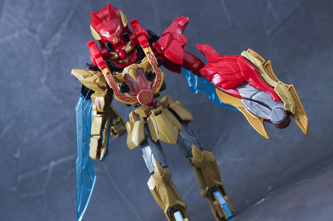 ミニプラ　テガソードデカクロウ　レビュー　アクション