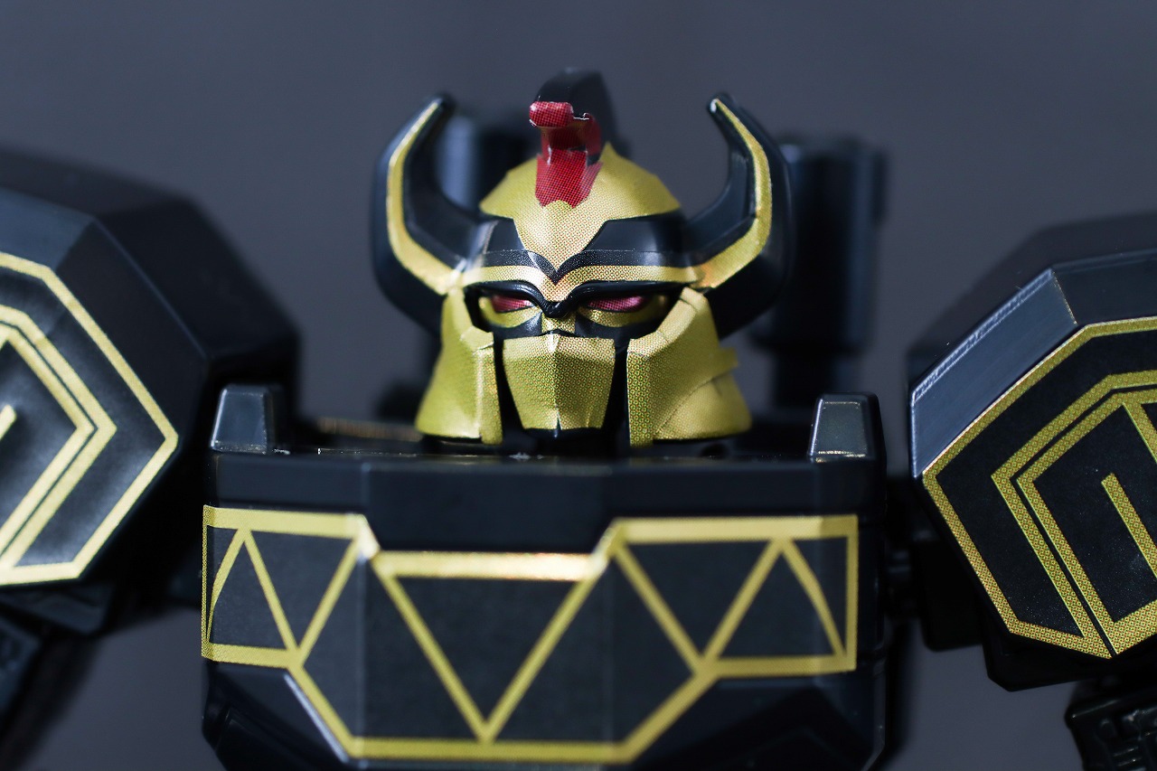 ミニプラ　ブラック大獣神　レビュー　本体