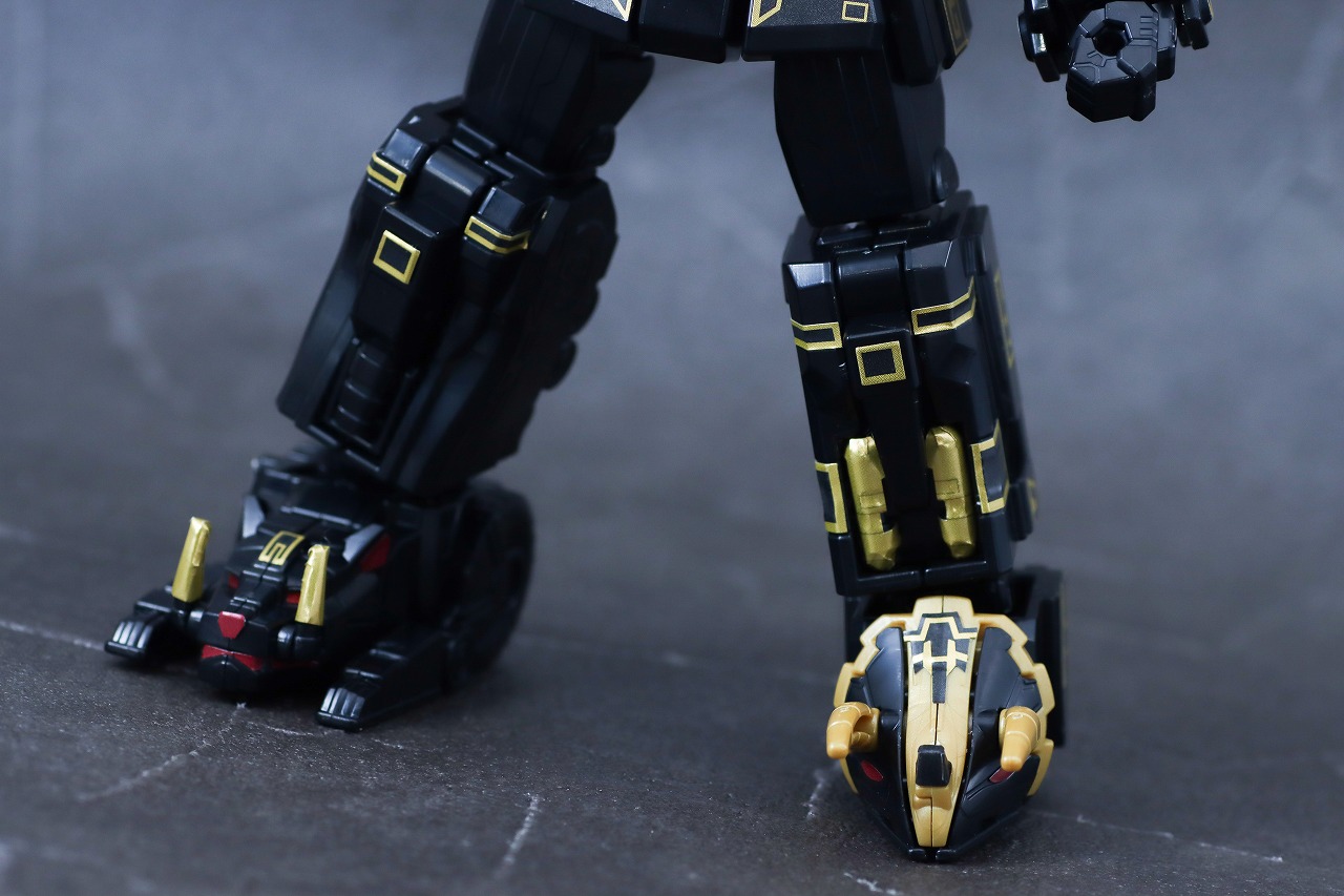 ミニプラ　ブラック大獣神　レビュー　本体