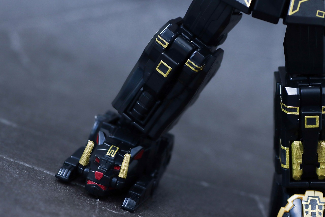 ミニプラ　ブラック大獣神　レビュー　本体