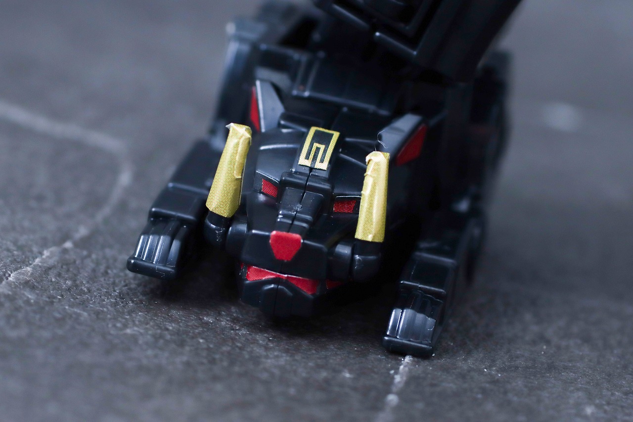 ミニプラ　ブラック大獣神　レビュー　本体