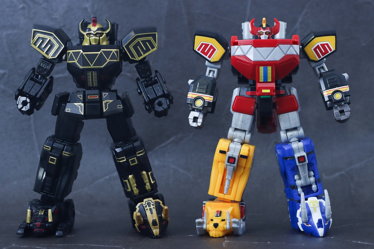 ミニプラ　ブラック大獣神　レビュー　比較　スーパーミニプラ　大獣神