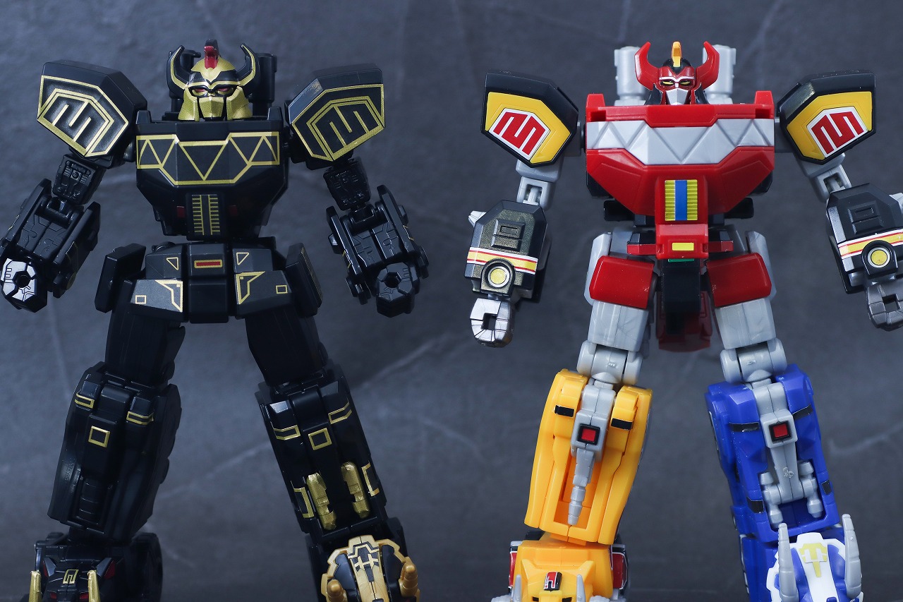 ミニプラ　ブラック大獣神　レビュー　比較　スーパーミニプラ　大獣神