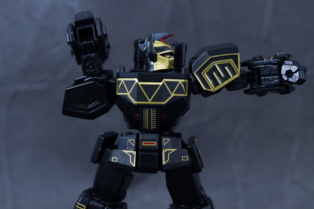 ミニプラ　ブラック大獣神　レビュー　可動範囲