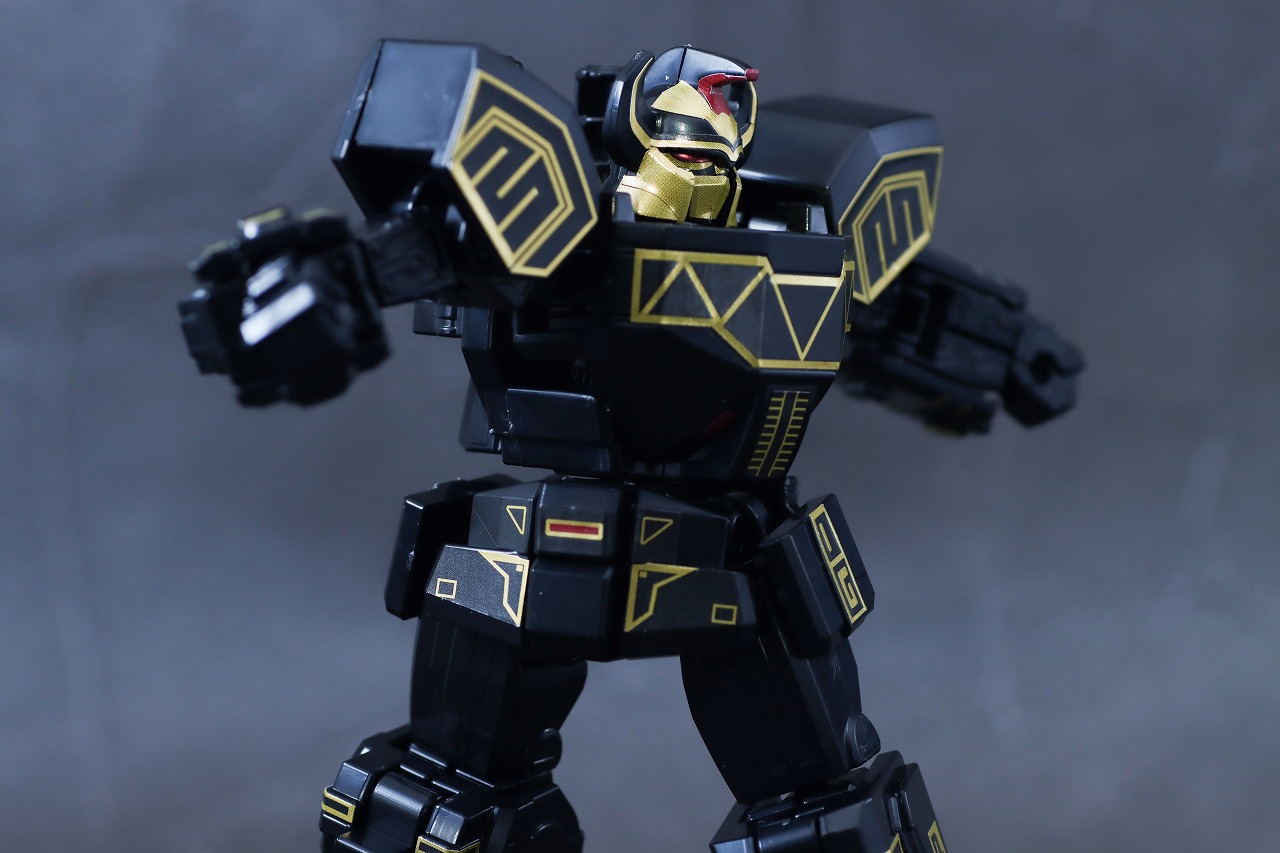 ミニプラ　ブラック大獣神　レビュー　可動範囲