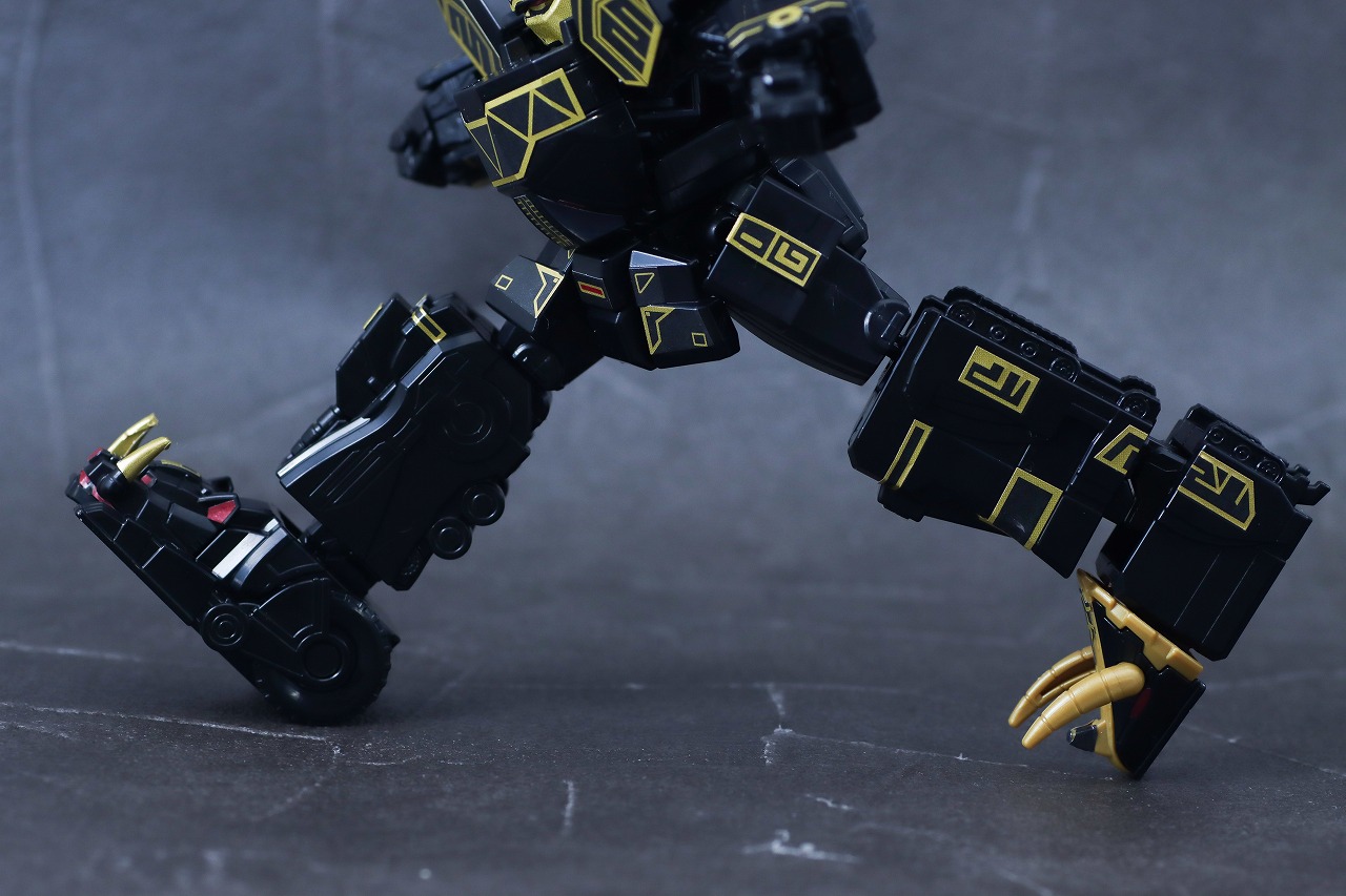 ミニプラ　ブラック大獣神　レビュー　可動範囲