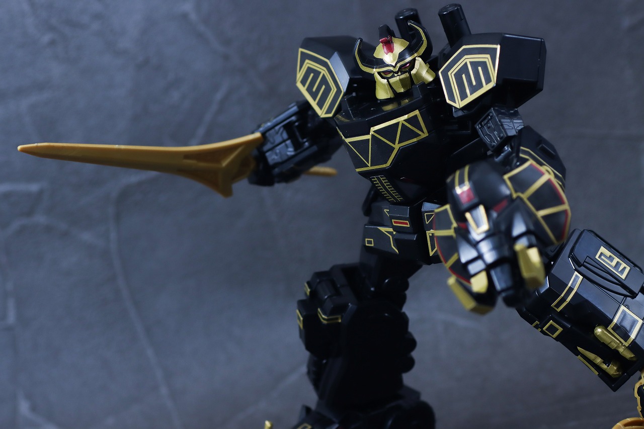 ミニプラ　ブラック大獣神　レビュー　アクション