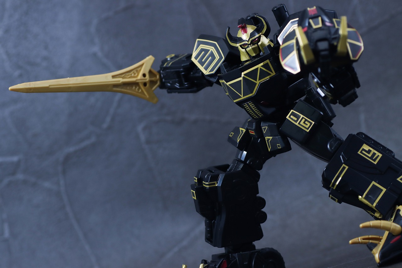 ミニプラ　ブラック大獣神　レビュー　アクション