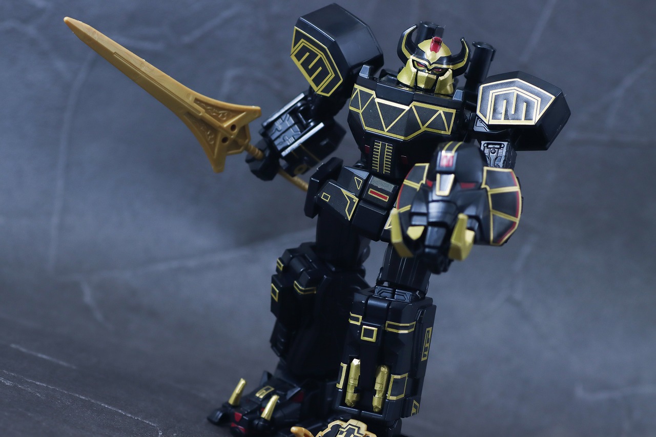 ミニプラ　ブラック大獣神　レビュー　アクション