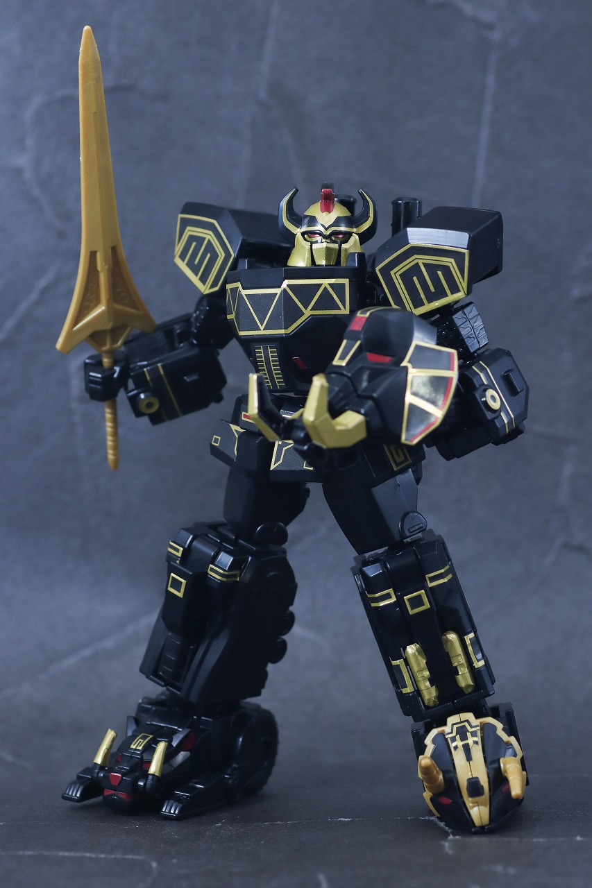 ミニプラ　ブラック大獣神　レビュー　本体