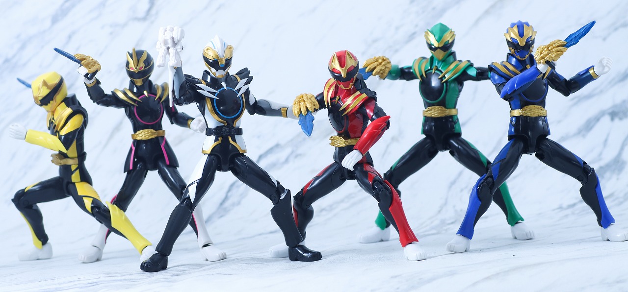 アクションヒーロー　ゴジュウユニコーン　レビュー　アクション　ゴジュウウルフ　ゴジュウレオン　ゴジュウティラノ　ゴジュウイーグル　ゴジュウポーラー