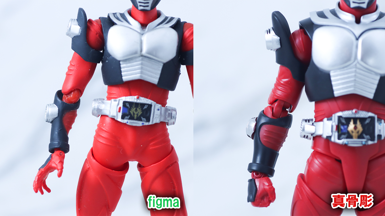 S.H.フィギュアーツ 真骨彫製法　仮面ライダー龍騎　レビュー　比較　仮面ライダードラゴンナイト　figma