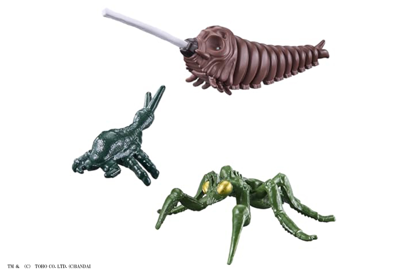 ゴジバースト　モスラ（1992）幼虫&カマキラス（2004）&ショッキラス