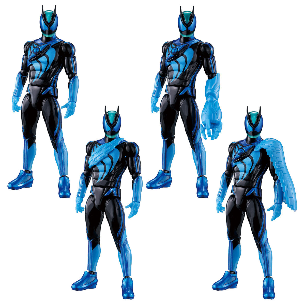 仮面ライダーアクションフィギュア カプセムチェンジコレクション　仮面ライダーゼッツ テクノロムセット