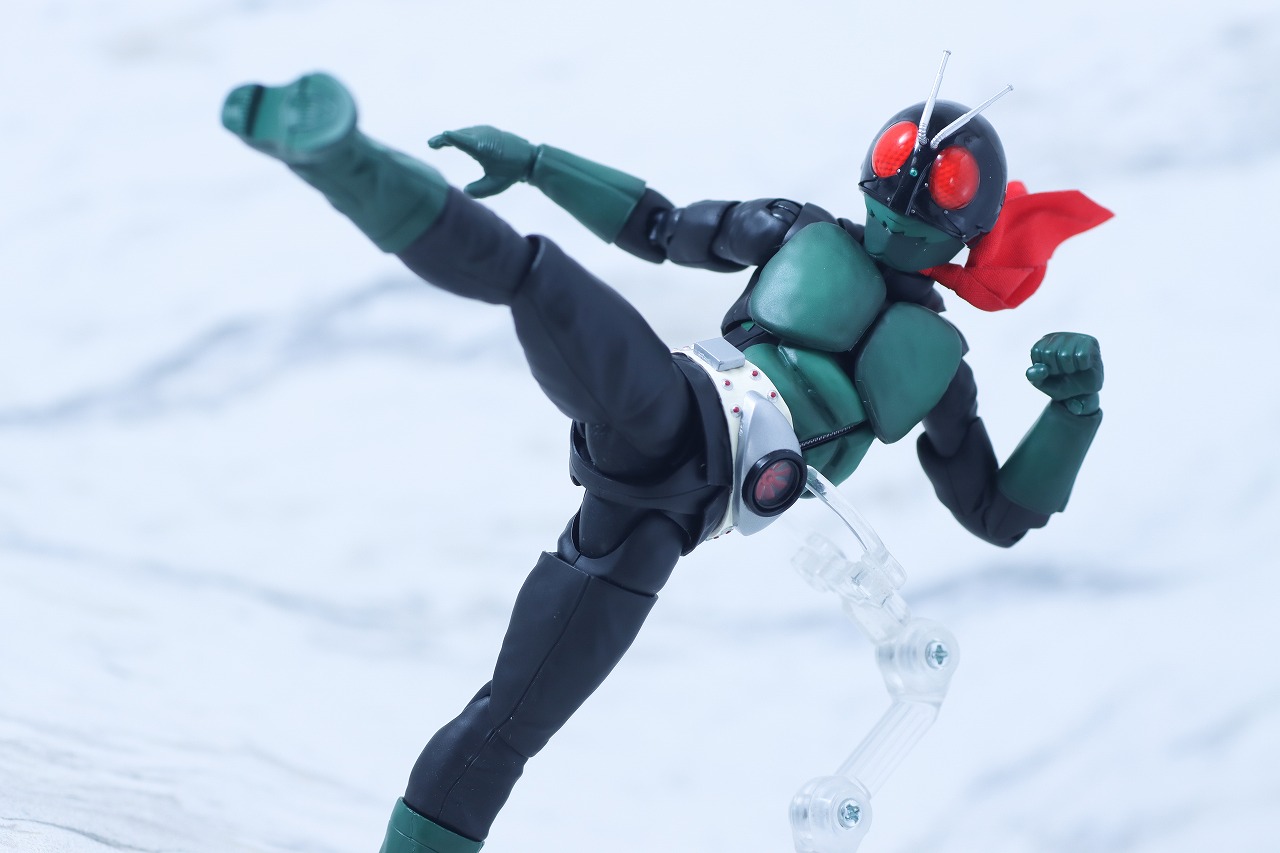 S.H.フィギュアーツ 真骨彫製法　仮面ライダー1号（桜島 Ver.） 栄光の昭和ライダーエディション　レビュー　アクション