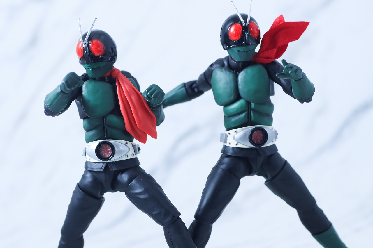 S.H.フィギュアーツ 真骨彫製法　仮面ライダー1号（桜島 Ver.） 栄光の昭和ライダーエディション　レビュー　アクション