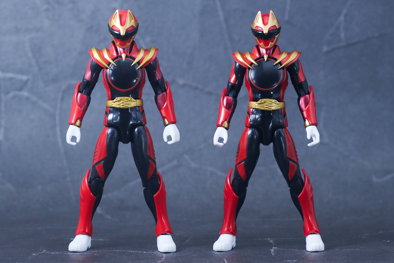 アクションヒーロー　ゴジュウジャー SPセット1　コストコ　レビュー　ゴジュウウルフ　メタリックカラー　比較　通常版