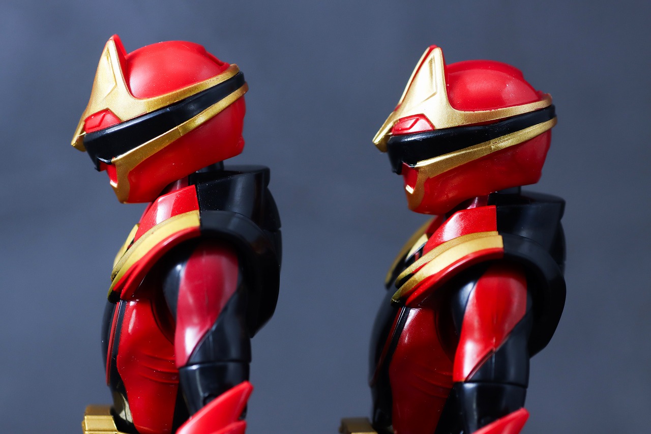 アクションヒーロー　ゴジュウジャー SPセット1　コストコ　レビュー　ゴジュウウルフ　メタリックカラー　比較　通常版