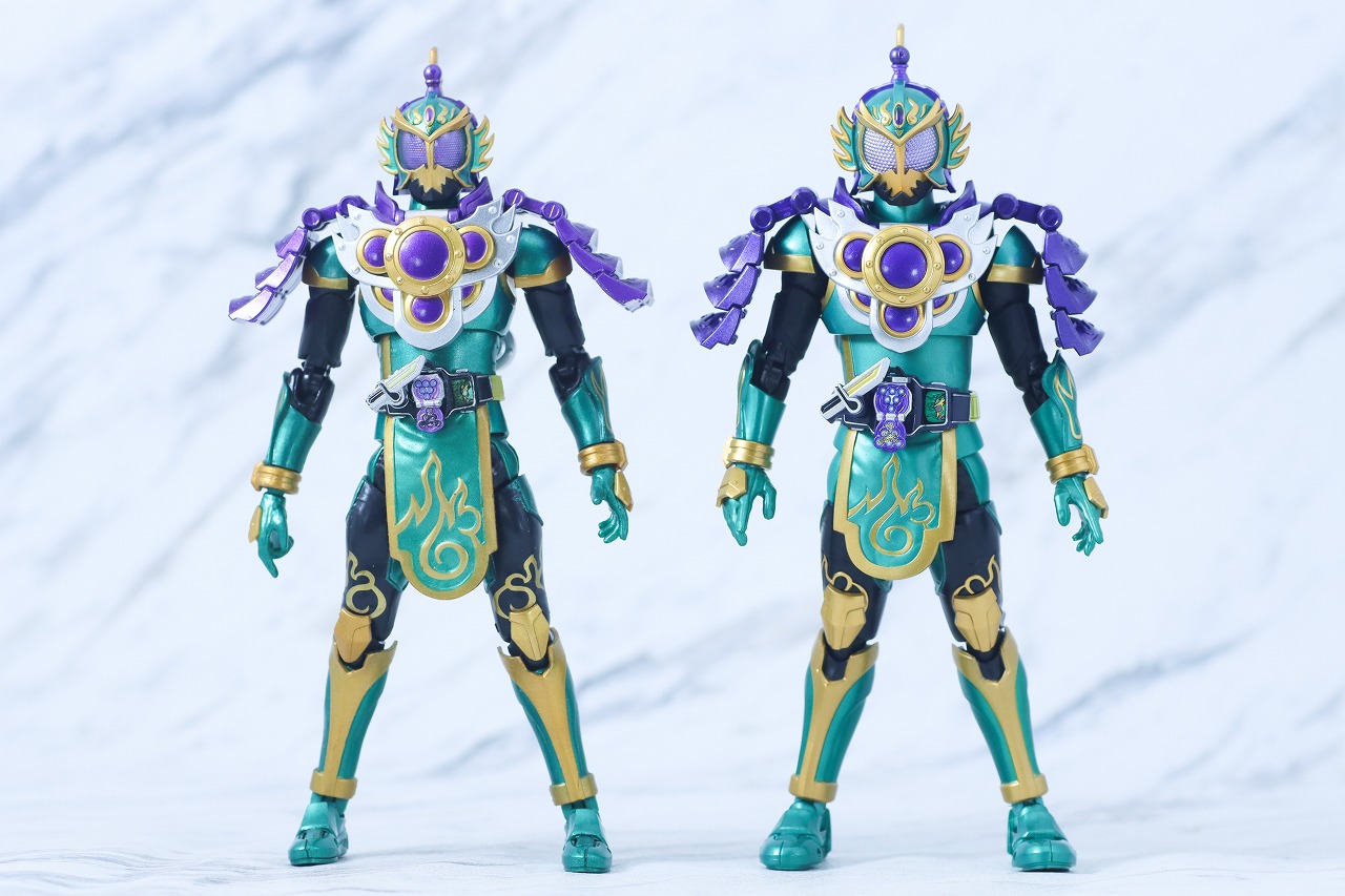 S.H.フィギュアーツ 真骨彫製法　仮面ライダー龍玄 ブドウアームズ　レビュー　通常版　比較