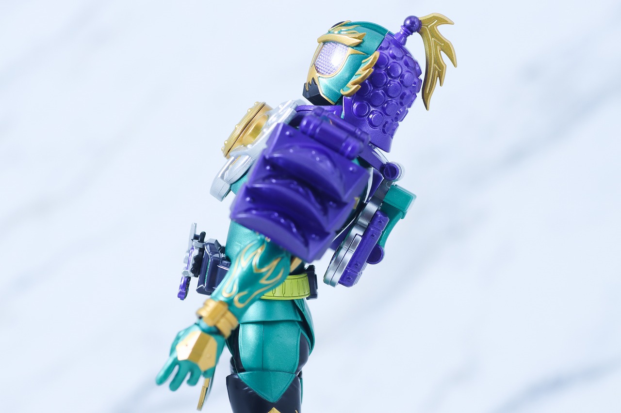 S.H.フィギュアーツ 真骨彫製法　仮面ライダー龍玄 ブドウアームズ　レビュー　可動範囲