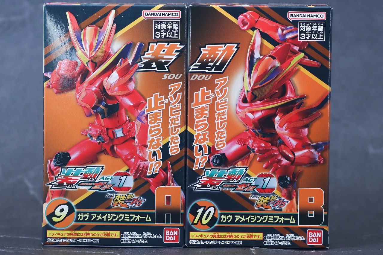 装動　仮面ライダーガヴ アメイジングミフォーム　レビュー　パッケージ