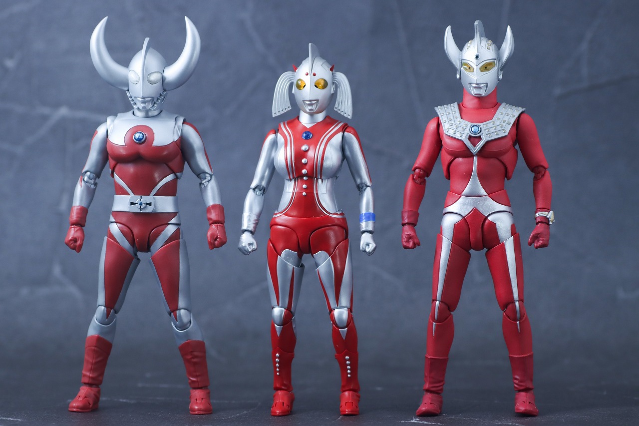S.H.フィギュアーツ　ウルトラの母　レビュー　本体　ウルトラマンタロウ　ウルトラの父　比較