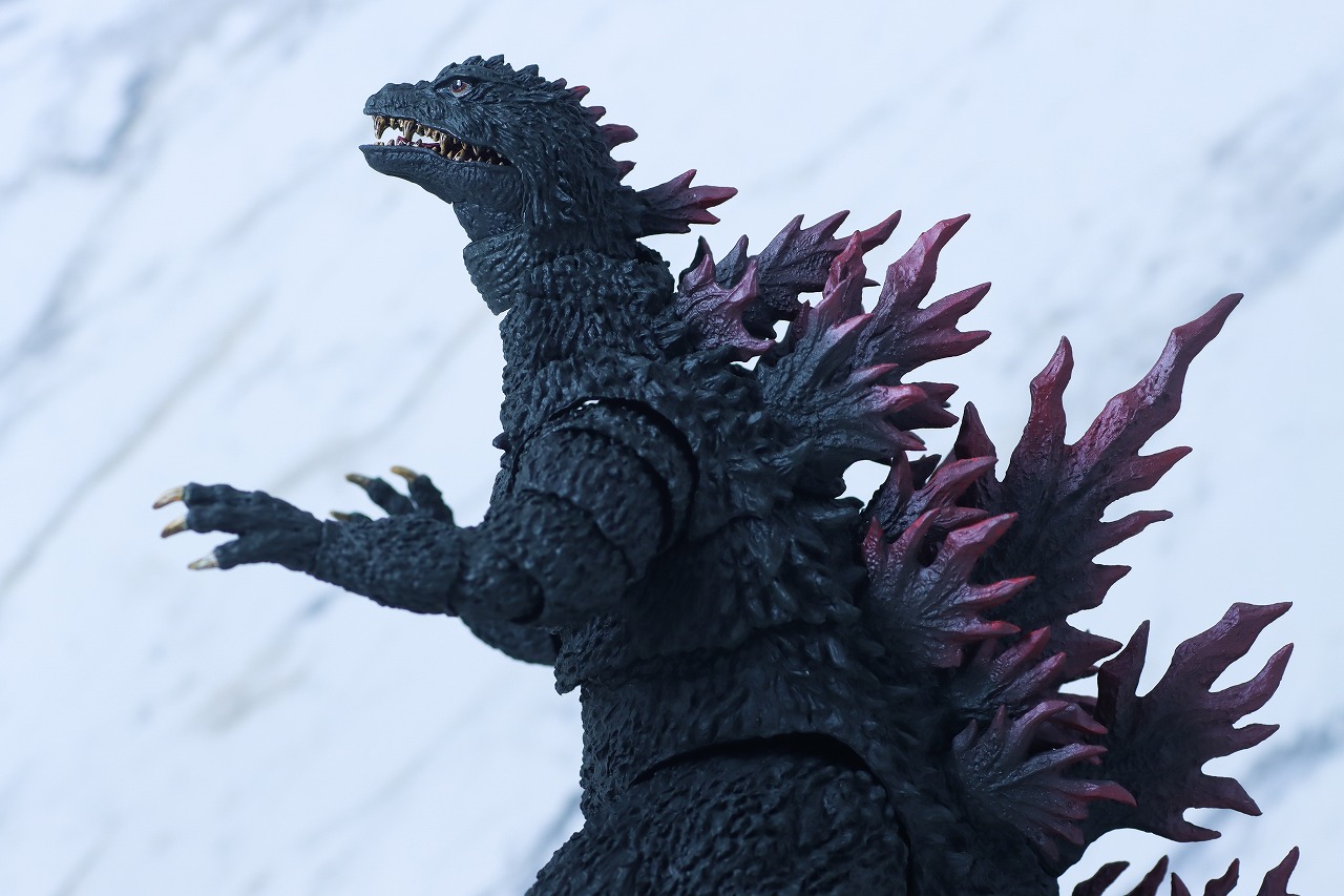 S.H.モンスターアーツ　ゴジラ（2000／G消滅作戦）　レビュー　可動範囲