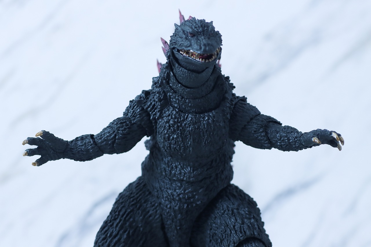 S.H.モンスターアーツ　ゴジラ（2000／G消滅作戦）　レビュー　可動範囲