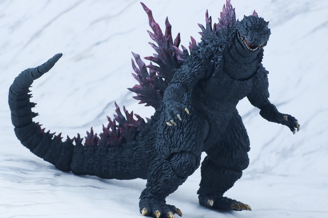 S.H.モンスターアーツ　ゴジラ（2000／G消滅作戦）　レビュー　アクション