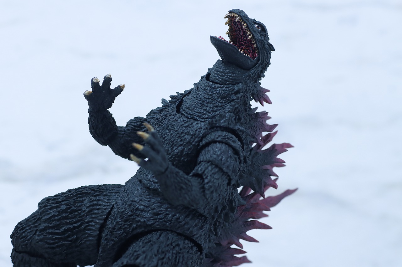 S.H.モンスターアーツ　ゴジラ（2000／G消滅作戦）　レビュー　アクション
