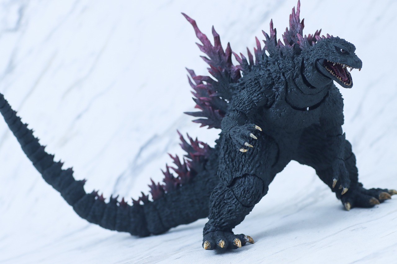 S.H.モンスターアーツ　ゴジラ（2000／G消滅作戦）　レビュー　アクション