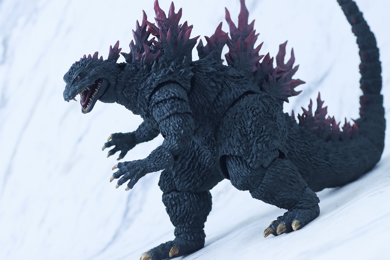 S.H.モンスターアーツ　ゴジラ（2000／G消滅作戦）　レビュー　アクション