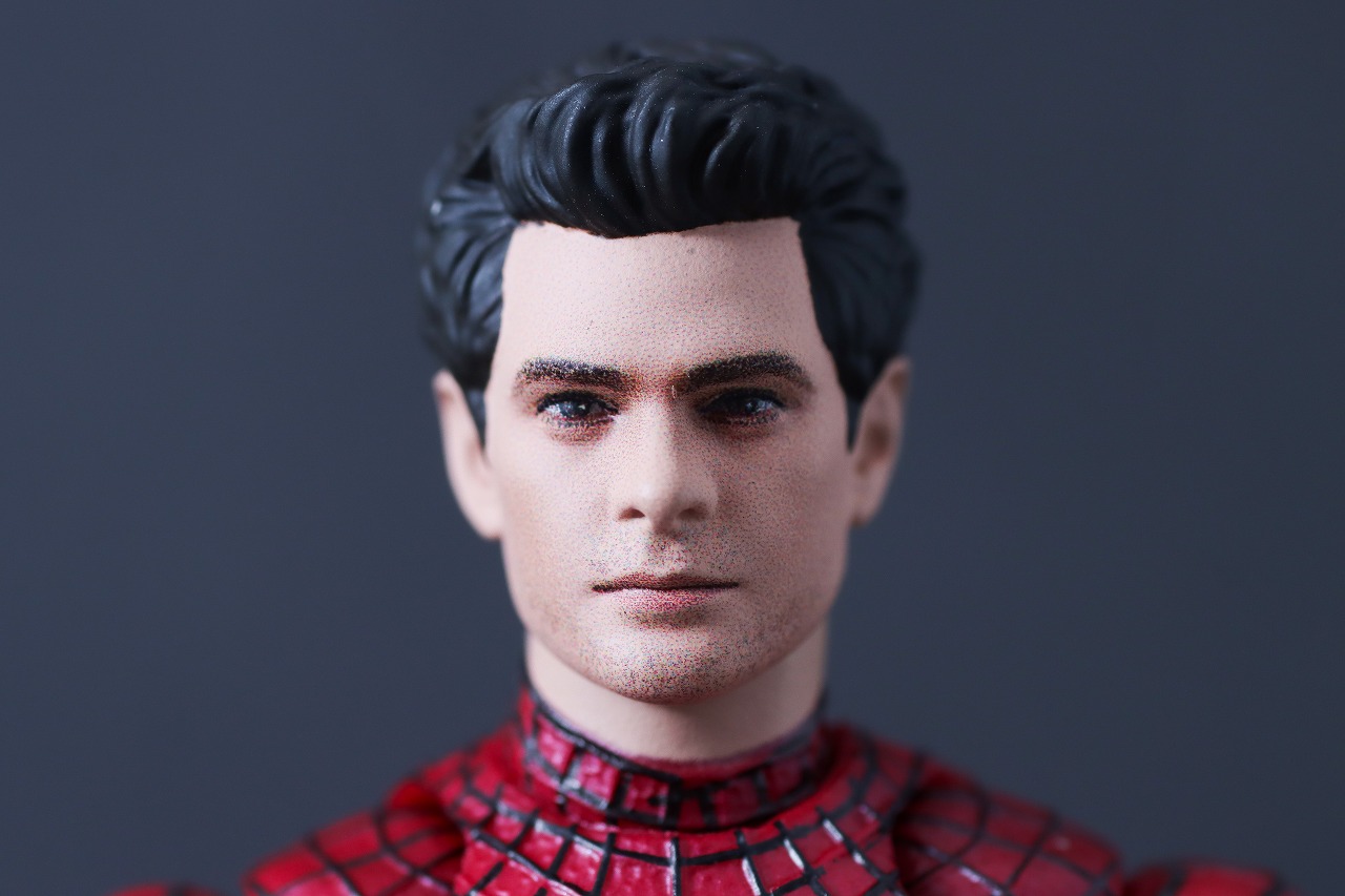 MAFEX　アメイジング・スパイダーマン（The Amazing Spider-Man2）　レビュー　付属品　ピーター・パーカー　アンドリュー・ガーフィールド　ヘッドパーツ
