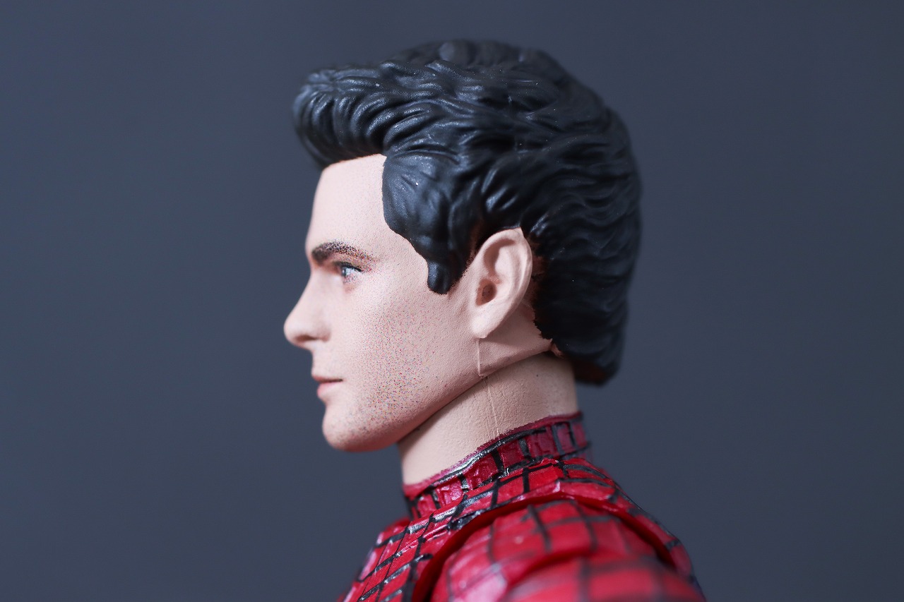 MAFEX　アメイジング・スパイダーマン（The Amazing Spider-Man2）　レビュー　付属品　ピーター・パーカー　アンドリュー・ガーフィールド　ヘッドパーツ