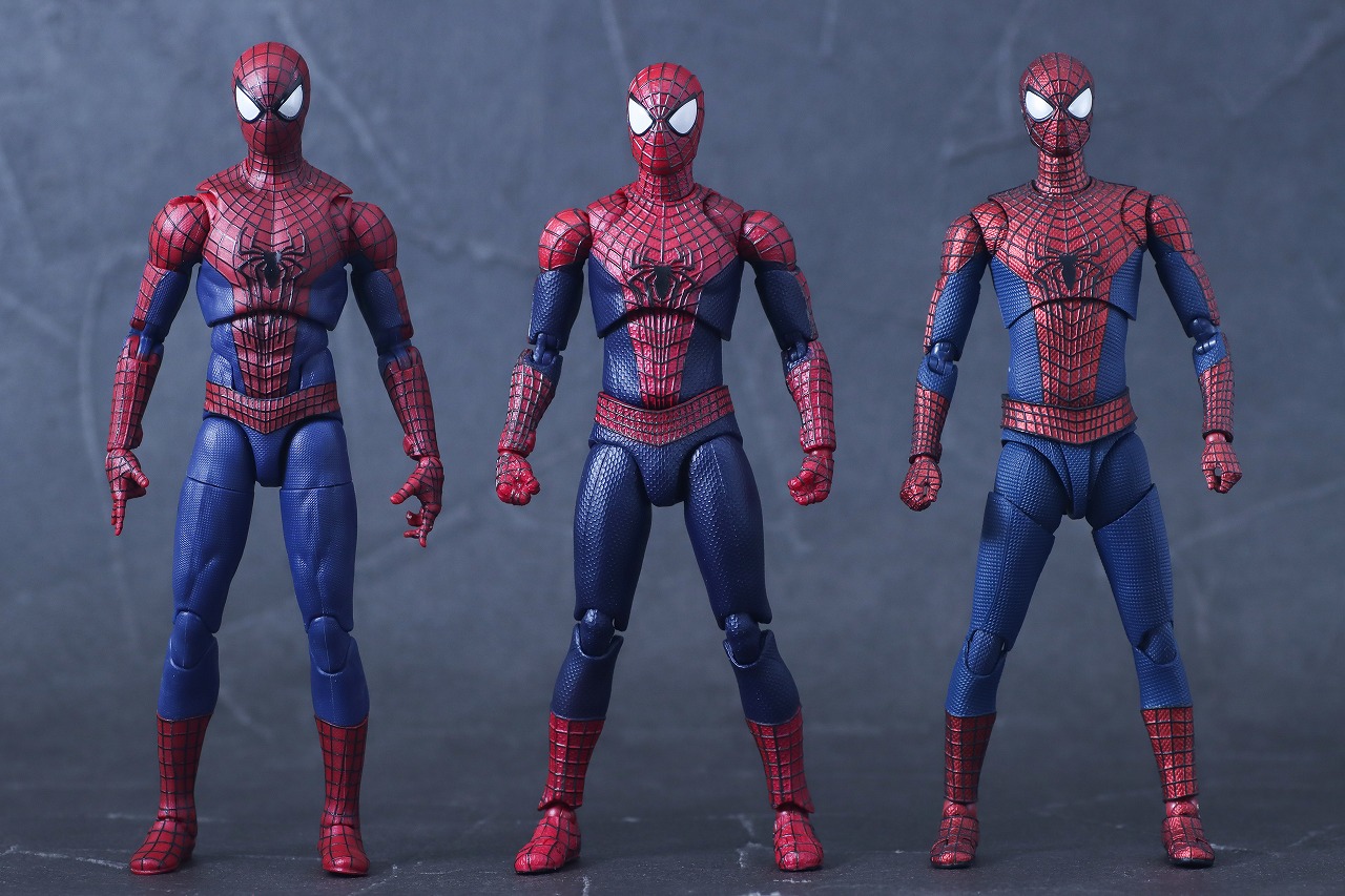 MAFEX　アメイジング・スパイダーマン（The Amazing Spider-Man2）　レビュー　比較　S.H.フィギュアーツ　マーベルレジェンド
